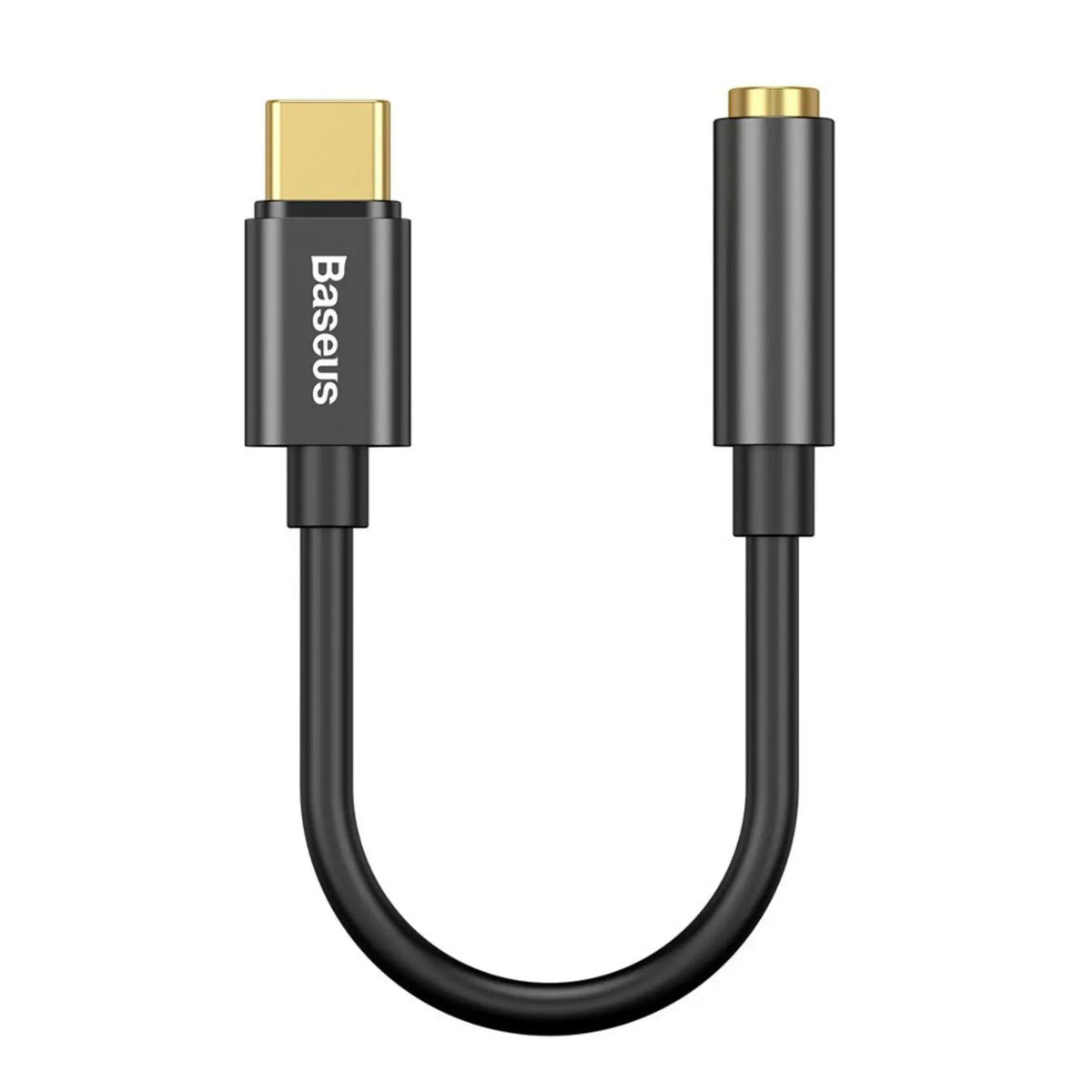 Baseus Type-C Male to 3.5mm Female Adapter L54-Black by PHONE CABLES