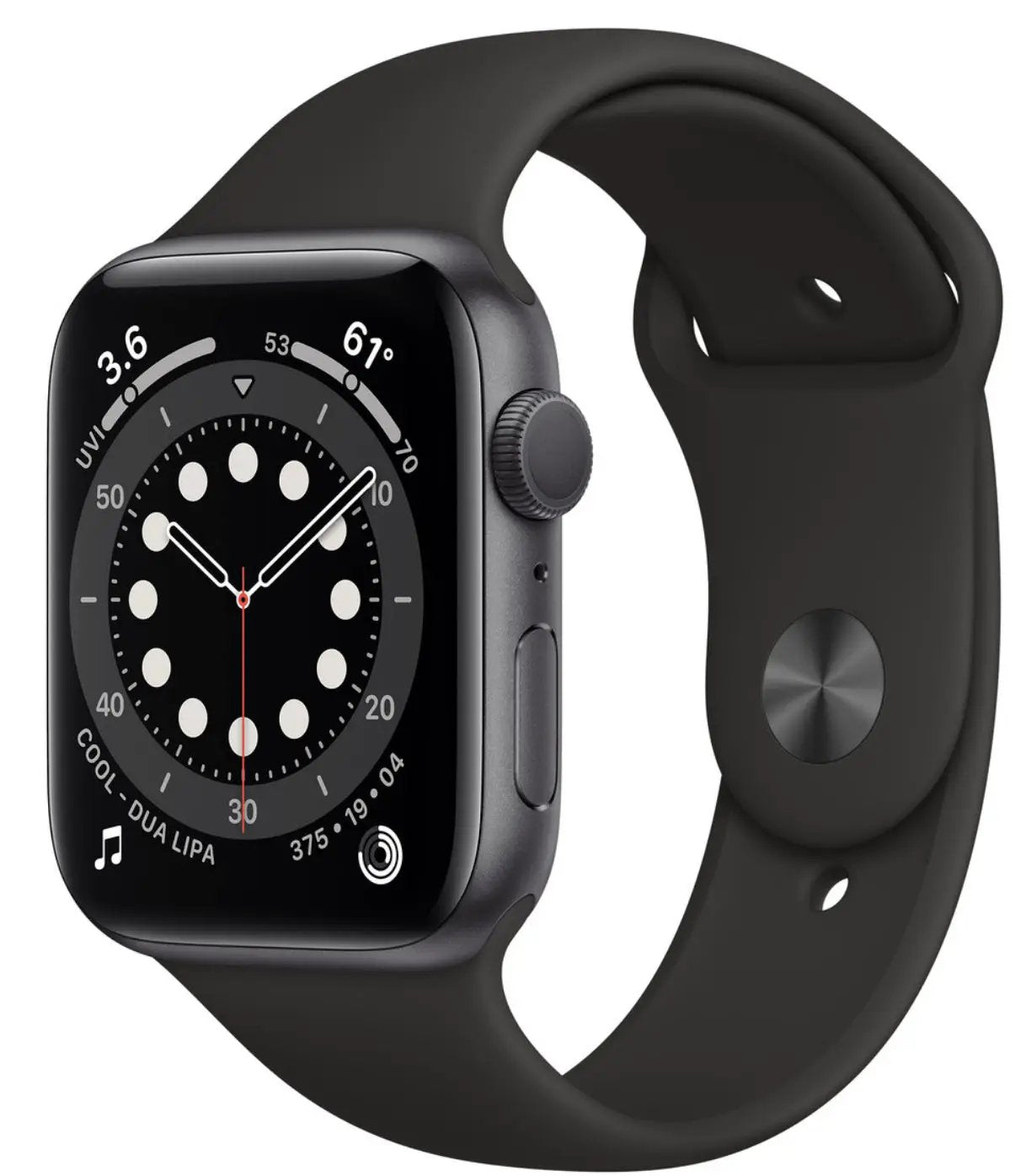 Refurbished Plus Apple Watch Series 6 Aluminum 40MM GPS - Black by REFURBISHED WATCHES PLUS