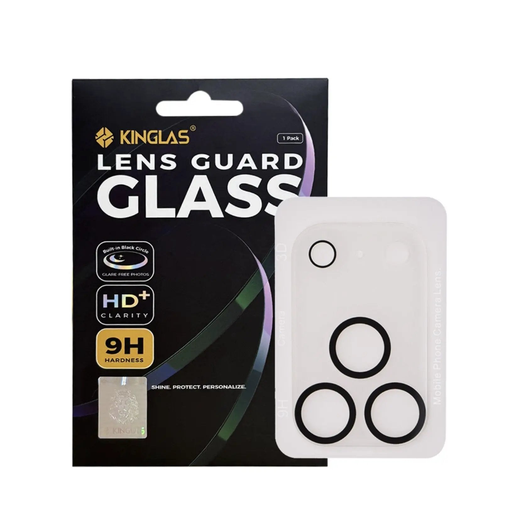 iPhone 17 Pro Kinglas 3D Full Coverage HD Clear Camera Lens Protector Film by CAMERA LENS