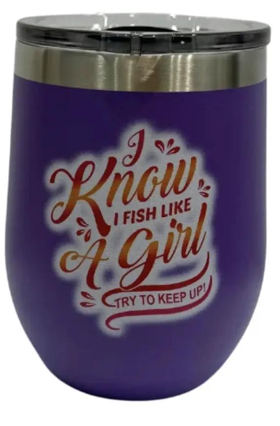MADKEEN Corker Like A Girl Purple 10oz by DRINKWARE