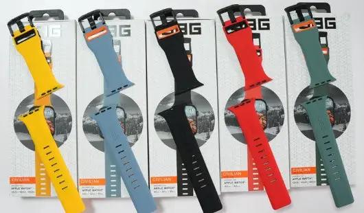 UAG Civilian Straps Watch Band Designed for Apple Watch 42mm/44mm/45mm/49mm by WATCH ACCESSORIES