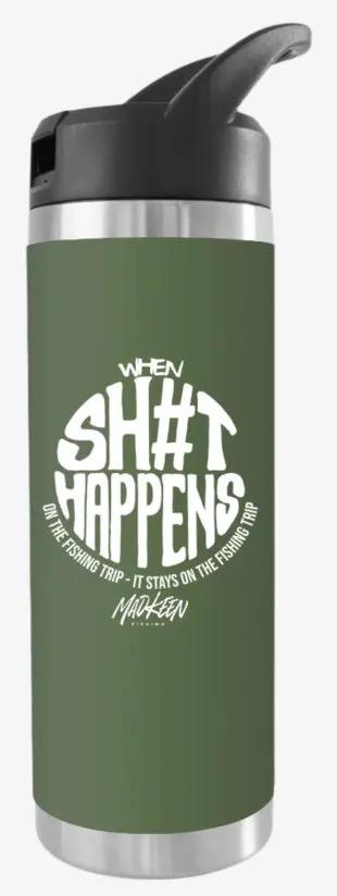 MADKEEN Quarter-Dinger- Sh#t Happens - Khaki 18oz by DRINKWARE