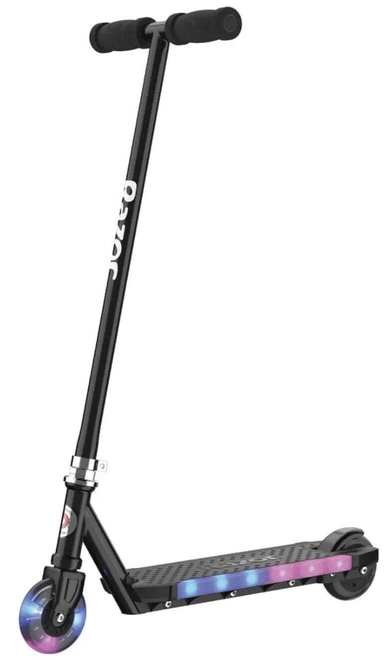 Razor Kick 2 Glow Scooter - Black for Kids, Outdoor Fun, Ages 6+ by KICKSCOOTERS