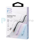PowerBoost USB-A to Lightning Soft Silicon Charge & Sync Cable 1.2m Black by PHONE CABLES