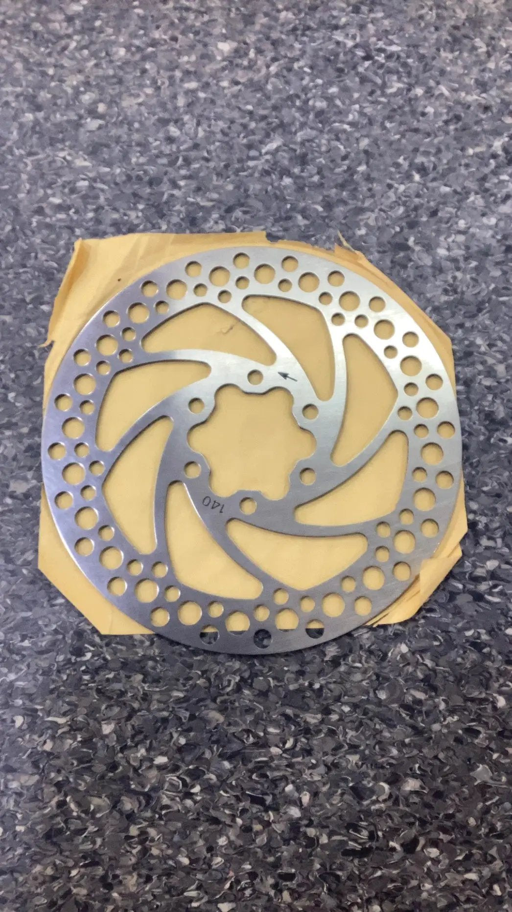 Universal Electric Scooter Brake Disc 140mm 6 Bolt Stainless Steel Rotor for E-Scooter Parts Replacement. by E-SCOOTER PARTS