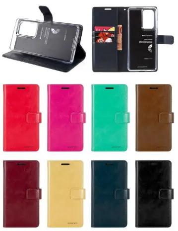 Goospery Blue Moon Wallet Case - Samsung Galaxy S26 Plus — BLUEMOONMGS-S26Plus-BLK