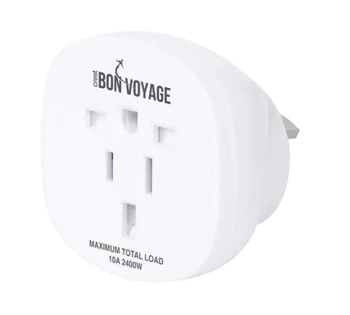 Bon Voyage USA UK HK Inbound Adaptor by TRAVEL CHARGERS