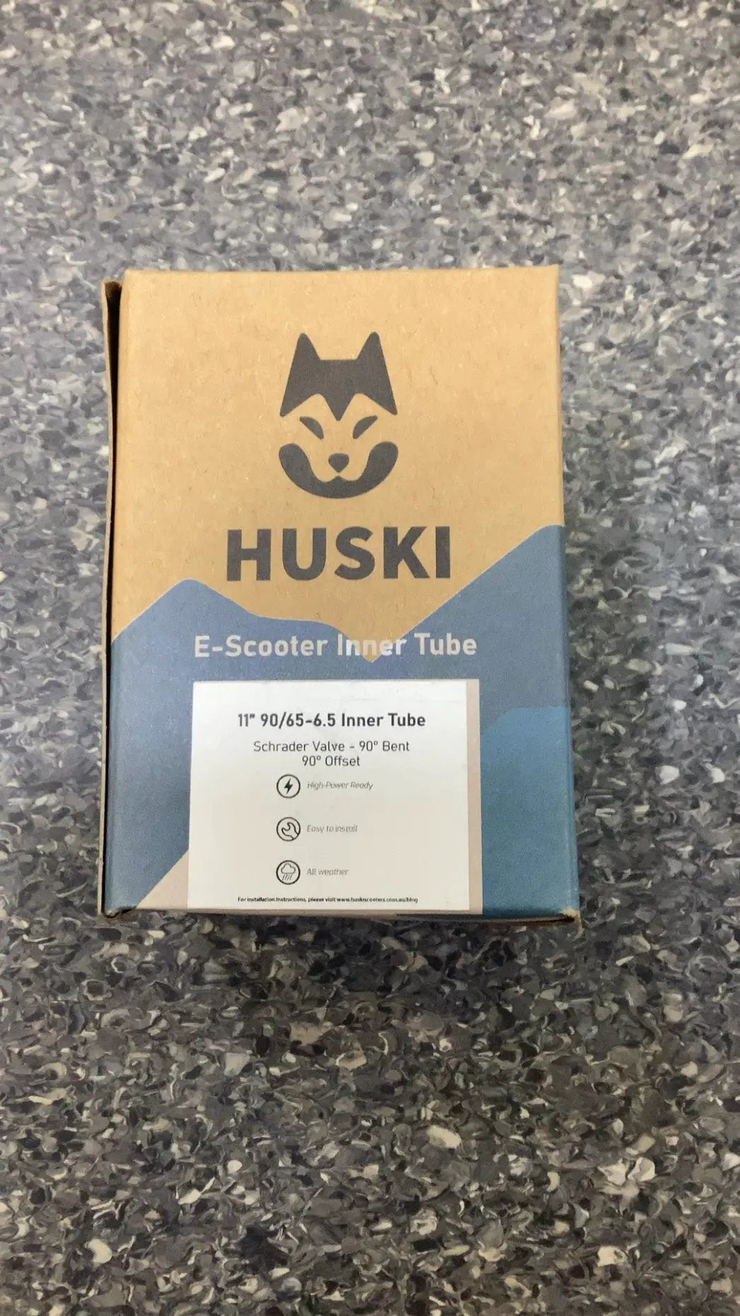 E-Scooter Tube 11" 90/65-6.5 BV 90º Offset 90º — HSSP-1012