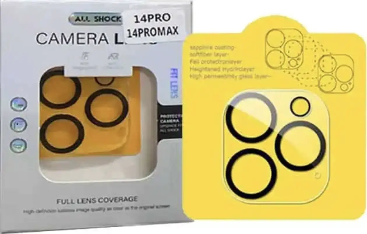 Camera Lens Tempered Glass Protector - iPhone 16 Pro & 16 Pro Max - Black by CAMERA LENS