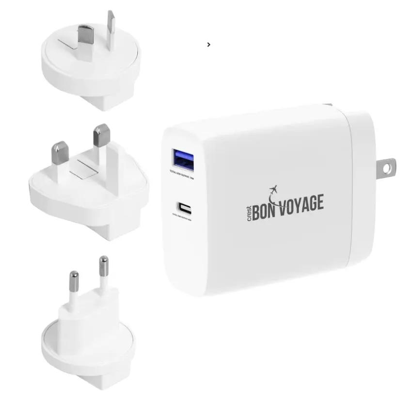 Bon Voyage UNIVERSAL PD 65W GaN Charger by TRAVEL CHARGERS
