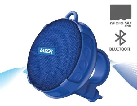 Laser Outdoor Bluetooth Speaker with Mount - Blue by BLUETOOTH SPEAKERS