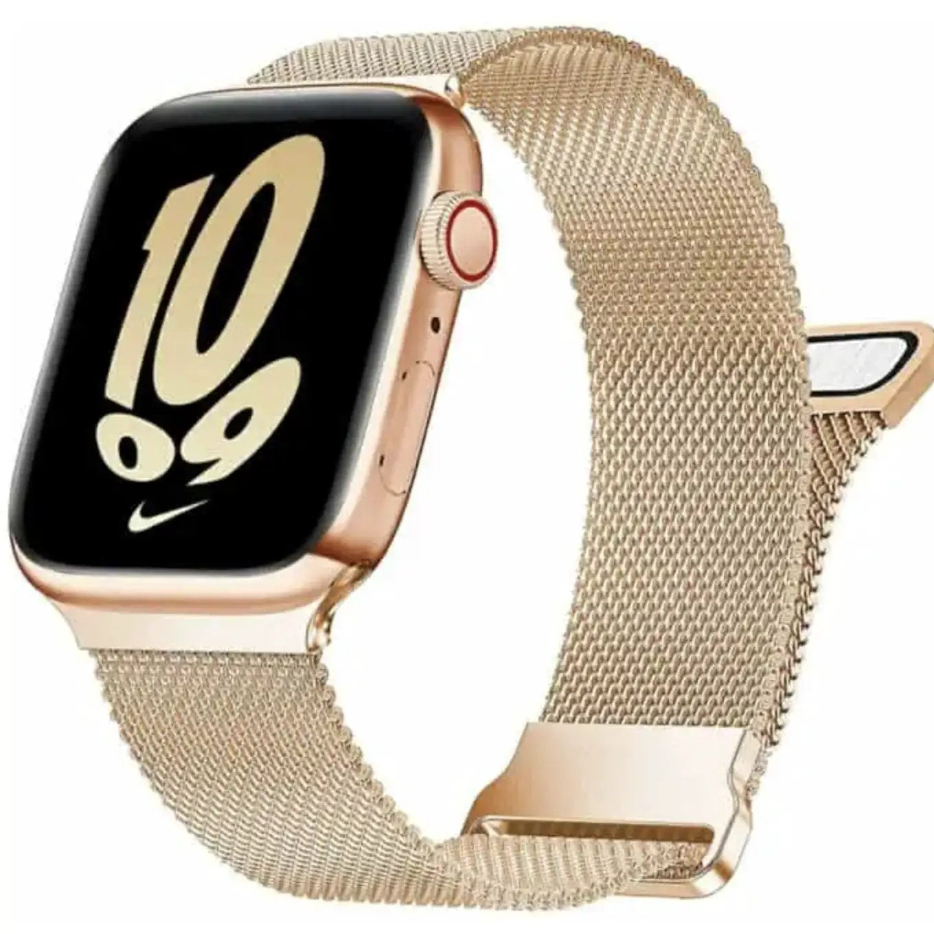 Apple Watch Milanese Stainless Steel Loop Watch Band 38mm/40mm/41mm (Series 1 - 10) - Gold by WATCH ACCESSORIES