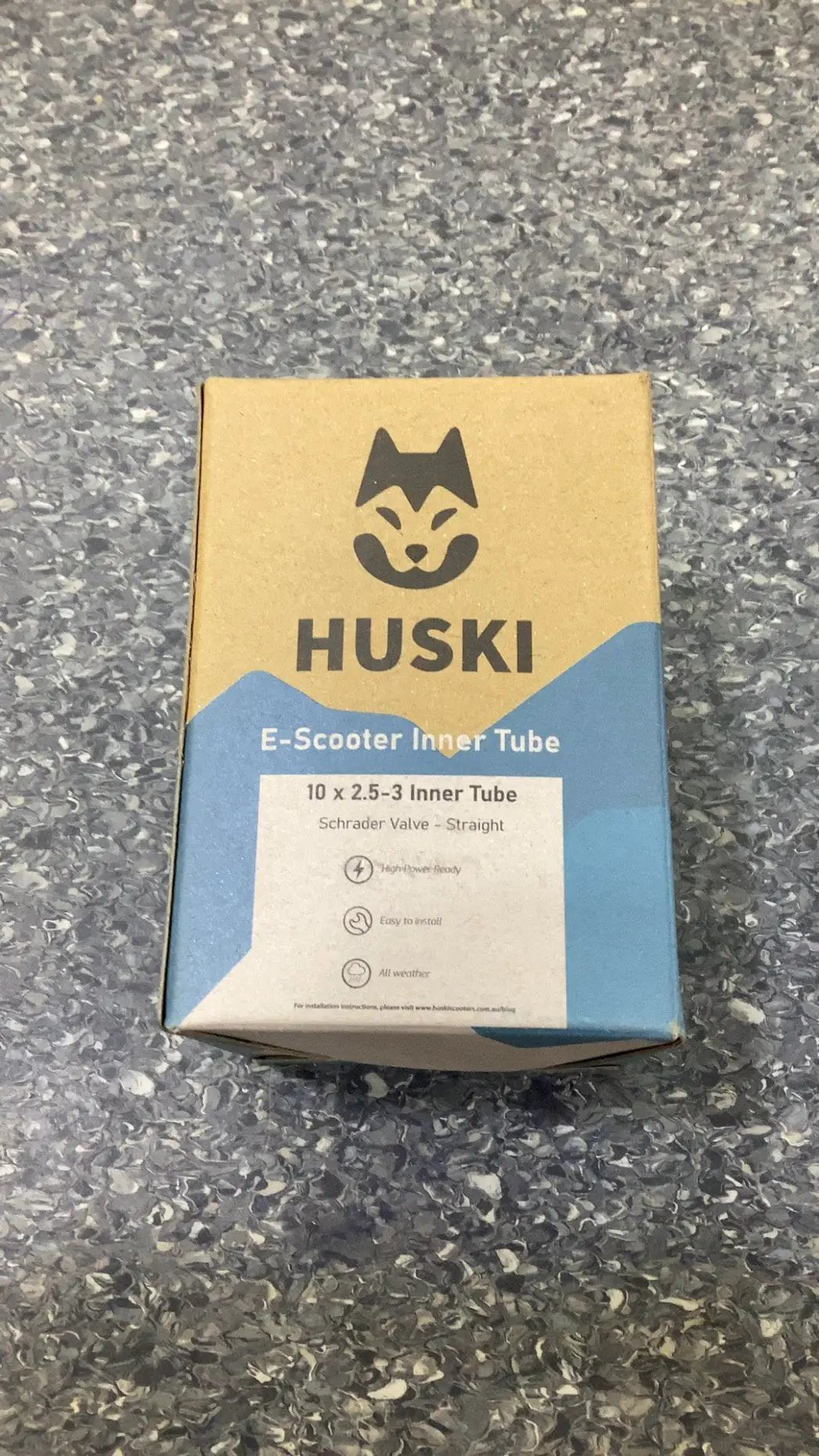 Huski E-Scooter Tube 10" X 2.5-3" SCH Straight by E-SCOOTER TUBES