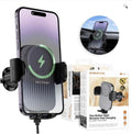 Borofone BH221 15W Fast Charging One Button Open Wireless Car Air Vent In-Car Mount Mobile Phone Holder by PHONE HOLDERS