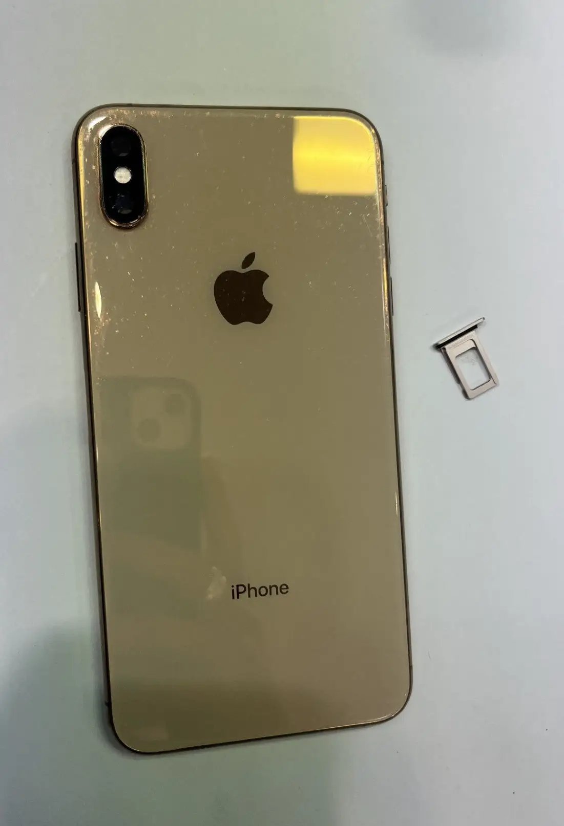 iPhone 8 Plus Back Housing Gold - OEM Pulled with Small Parts - Aesthetic Damage by PULLED PARTS