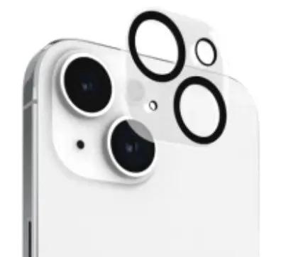 Case Mate Tempered Glass Case Optimised Camera Lens Protector - iPhone 15 & 15 Plus - Black by CAMERA LENS
