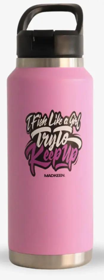 MADKEEN Half-Dinger Like A Girl Pink 36oz by DRINKWARE