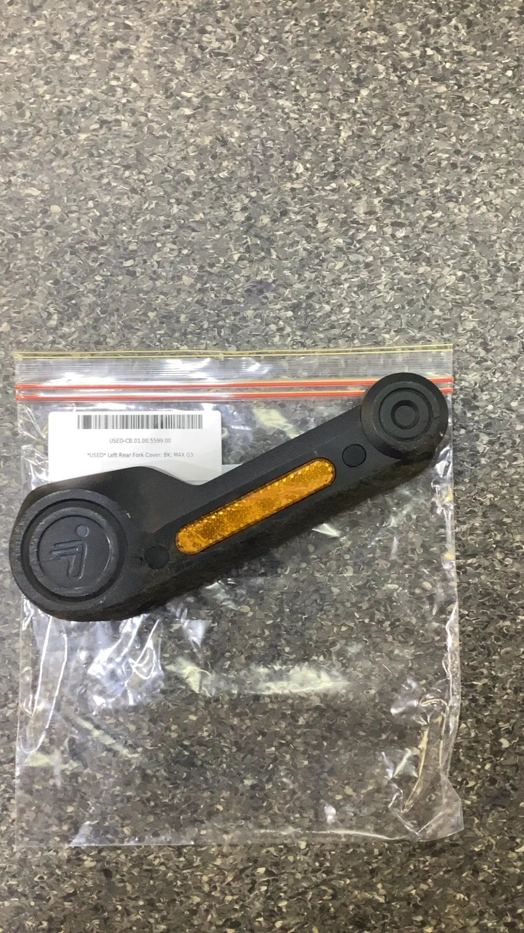 *USED* Left Rear Fork Cover; BK; MAX G3 by USED SEGWAY NINEBOT PARTS