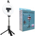 PD20 5" 4-in-1 Ring Light 360 Degree Rotating Built-In Battery Remote Phone Selfie Live Camera Foldable Tripod Selfie Stick Handheld Extendable by PHONE ACCESSORIES