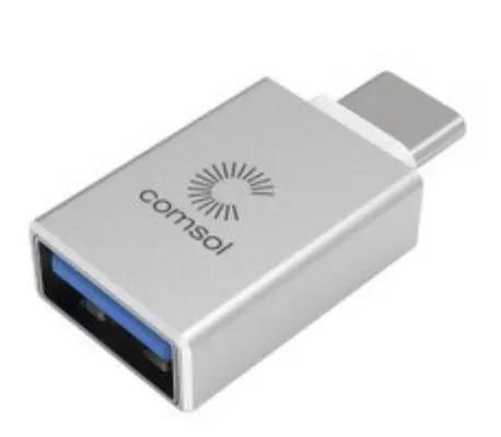 Comsol USB-C Male to USB-A 3.0 Female Mini Adapter by ADAPTERS