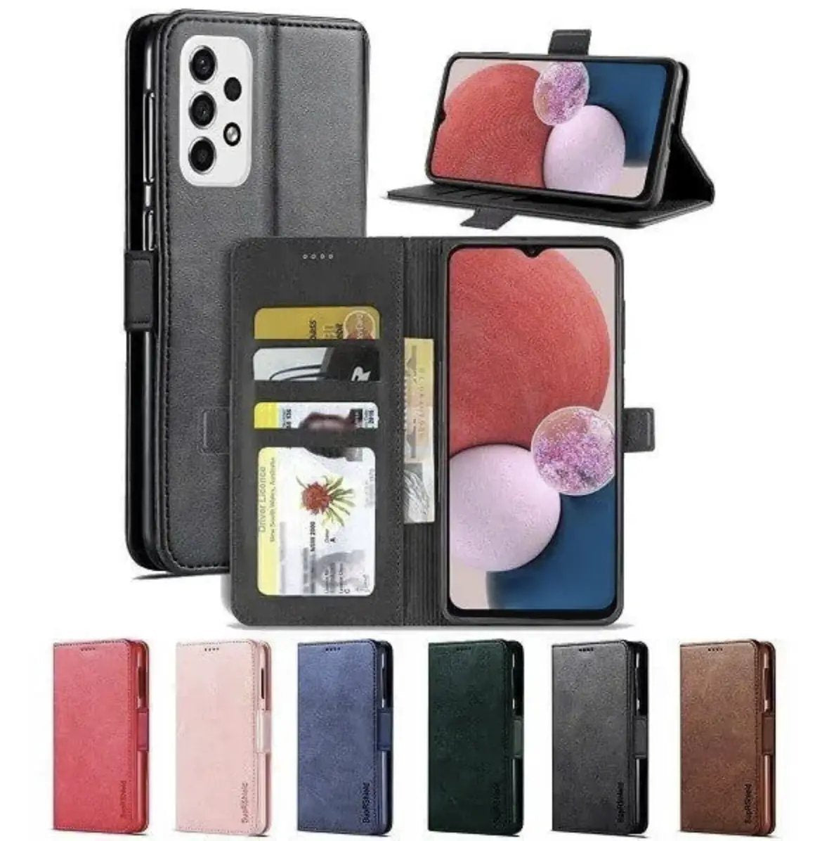 SupRShield Wallet Case - Samsung Galaxy A04S/A13 by WALLET PHONE CASE
