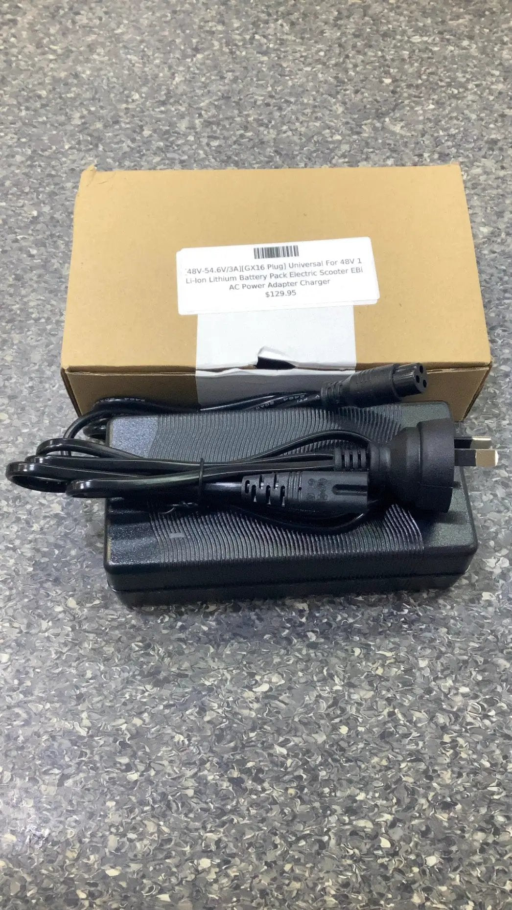 [48V-54.6V/3A][GX16 Plug] Universal 48V 13S Li-Ion Lithium Battery Pack E-Scooter/E-Bike Charger by E-SCOOTER CHARGERS