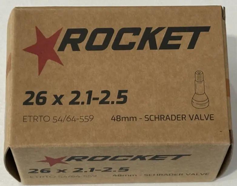 Rocket 26x2.1-2.5 SCH 48mm Tube by BIKE TUBES