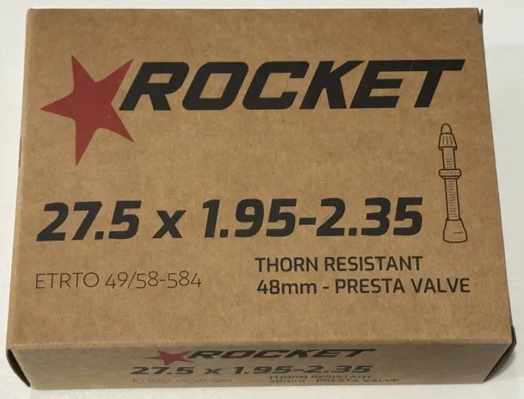 Rocket Thorn Resistant 27.5x1.75-2.125 40mm Presta Valve Tube by BIKE TUBES