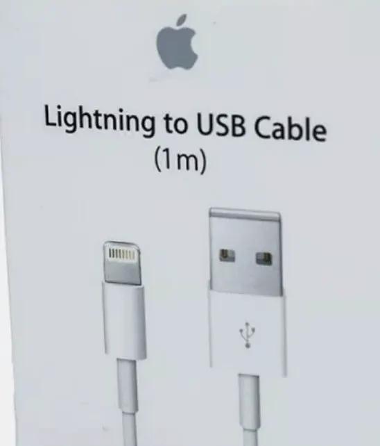 Apple Lightning to USB-A Cable 1m (Original) by PHONE CABLES