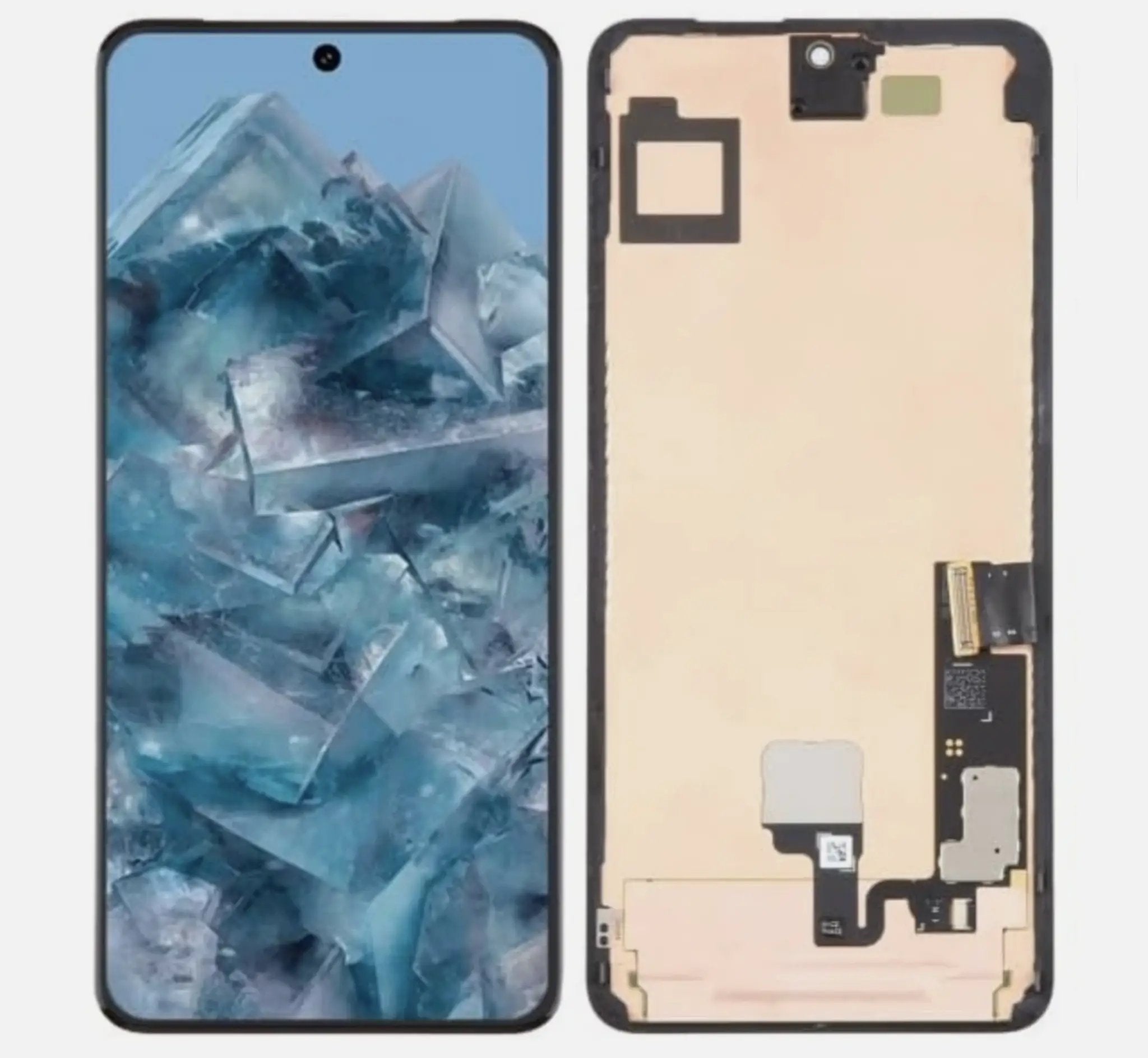 Goolge Pixel 8 Pro OLED Screen Replacement with Digitizer Assembly [With Frame] [Full Original] [Black] [With Fingerprinter Sensor] by screens