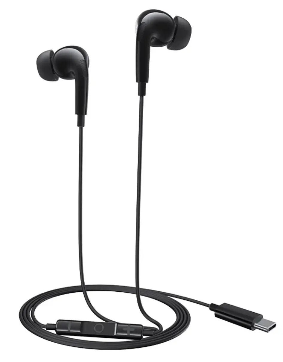 Baseus Encok CZ18 Wired USB-C Earphones - Black by HEADPHONES