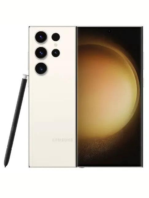 Refurbished Samsung S23 ULTRA 256GB CREAM by REFURBISHED PHONES