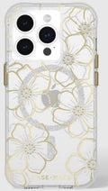 Case Mate Floral Gems MagSafe Case - iPhone 16 Pro Max - Gold by BUMPER PHONE CASE
