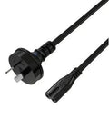 Comsol 2m Power Cable 2 Pin AU Male to IEC-C7 Female by CABLES