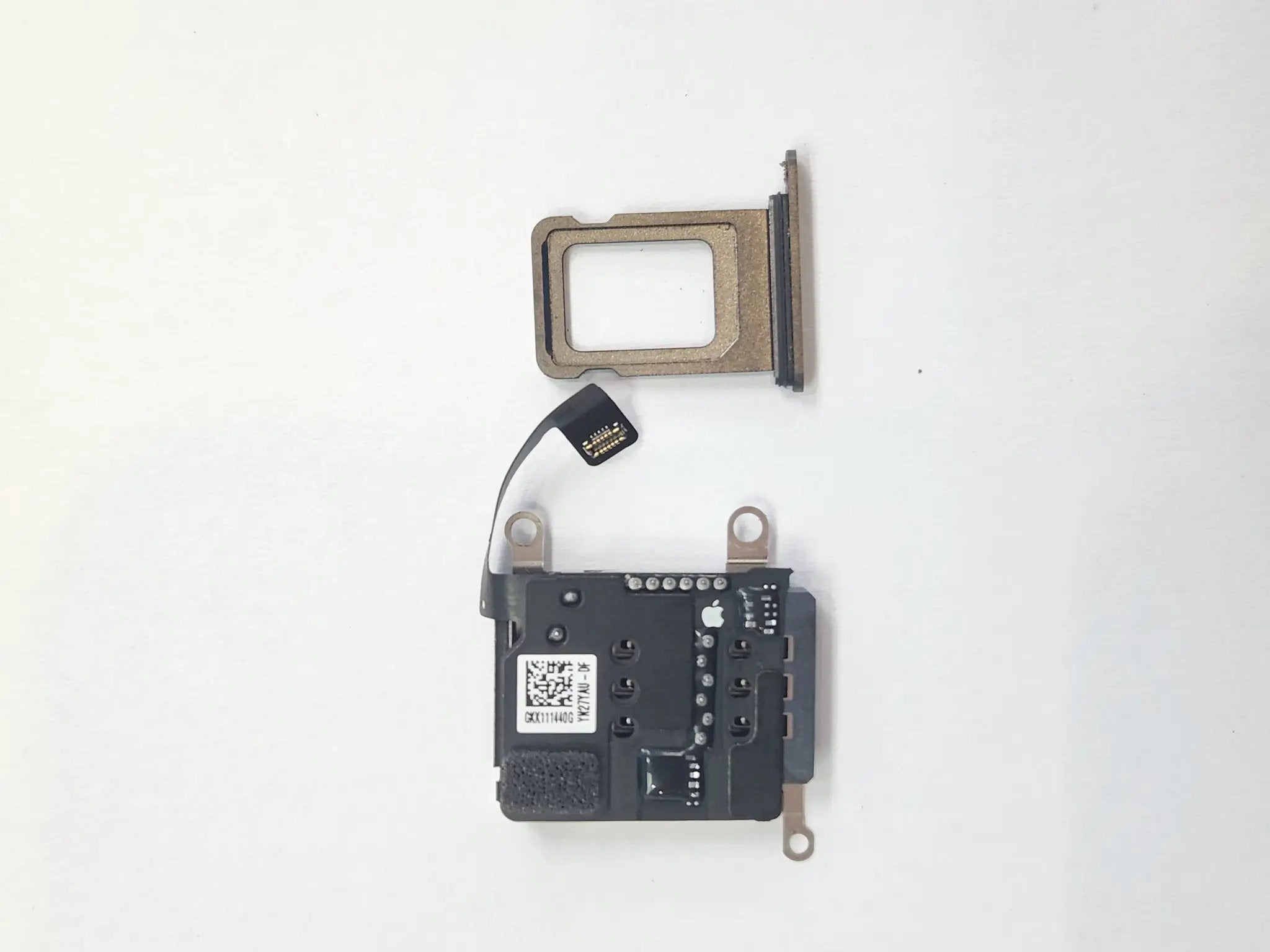 iPhone 12 Pro Max Sim Card Tray and Reader Holder Slot Black - OEM Pulled by PULLED PARTS
