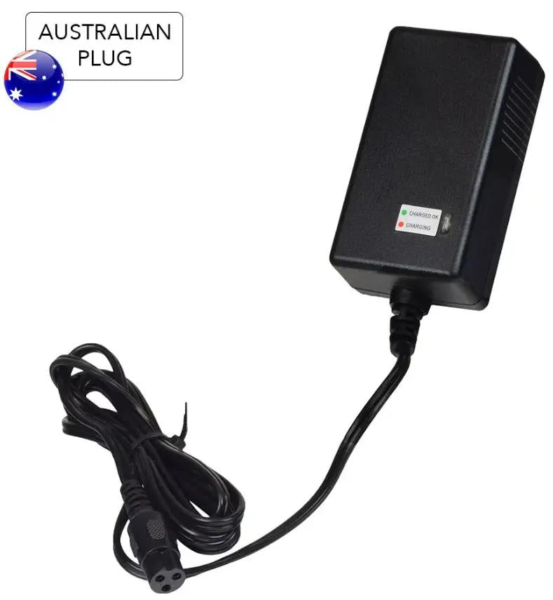 Razor AU Charger 24V 1.5A for E100, E100 Glow, E125, S150, PowerCore E100, Crazy Cart by E-SCOOTER CHARGERS