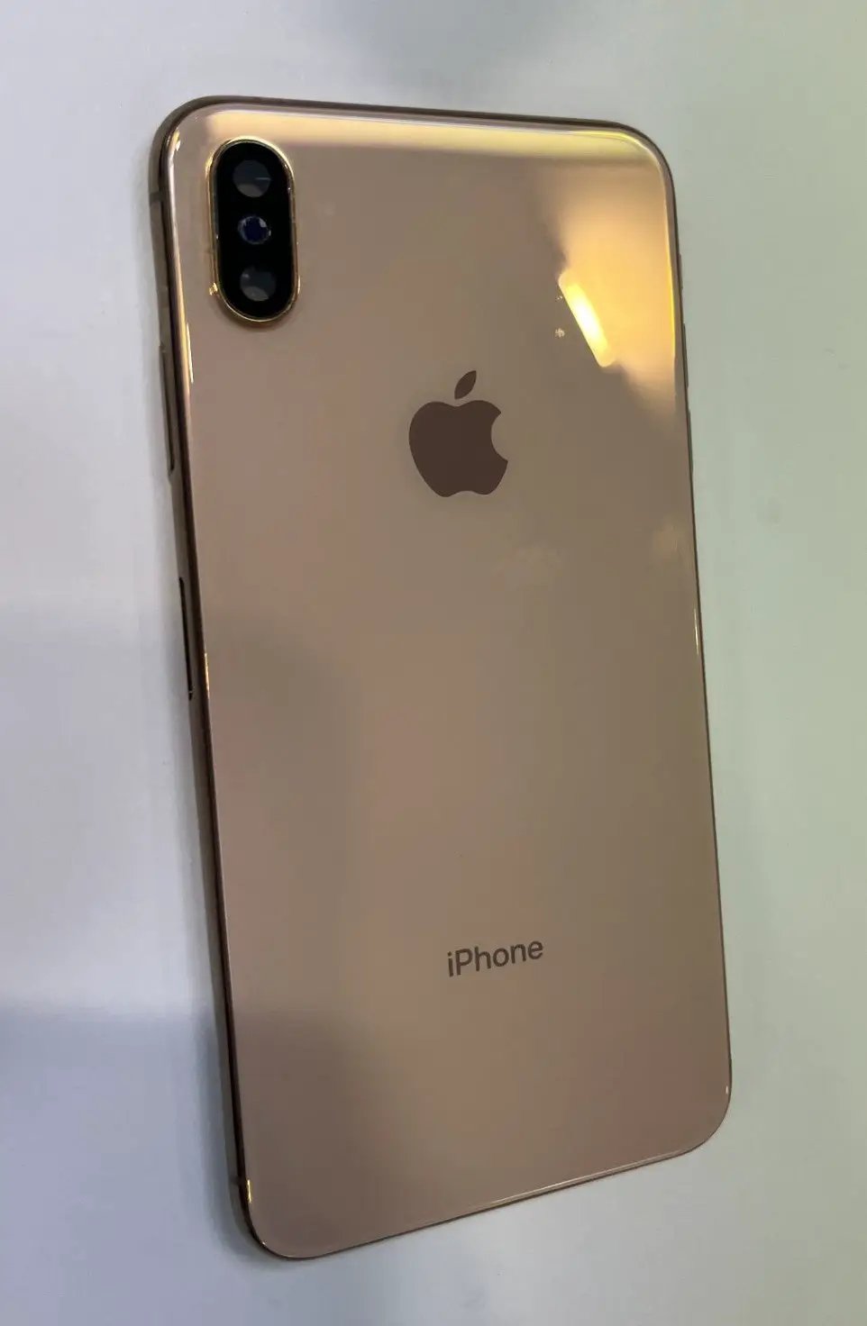 iPhone XS Max Back Housing With Small Parts Gold - OEM Pulled - Aesthetic Damage by PULLED PARTS