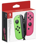 Nintendo Switch Joy Con Pair - Neon Green and Neon Pink by Accessories