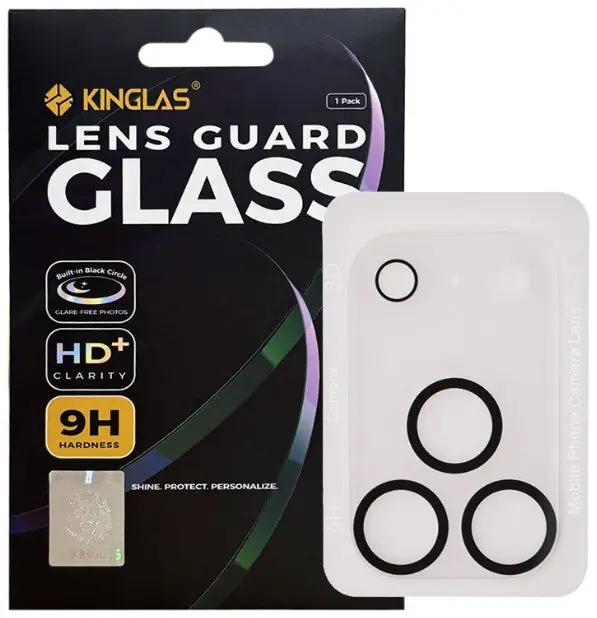 Kinglas Tempered Glass Camera Lens Protector Full Coverage iPhone 17 Pro / iPhone 17 Pro Max - Transparent by CAMERA LENS