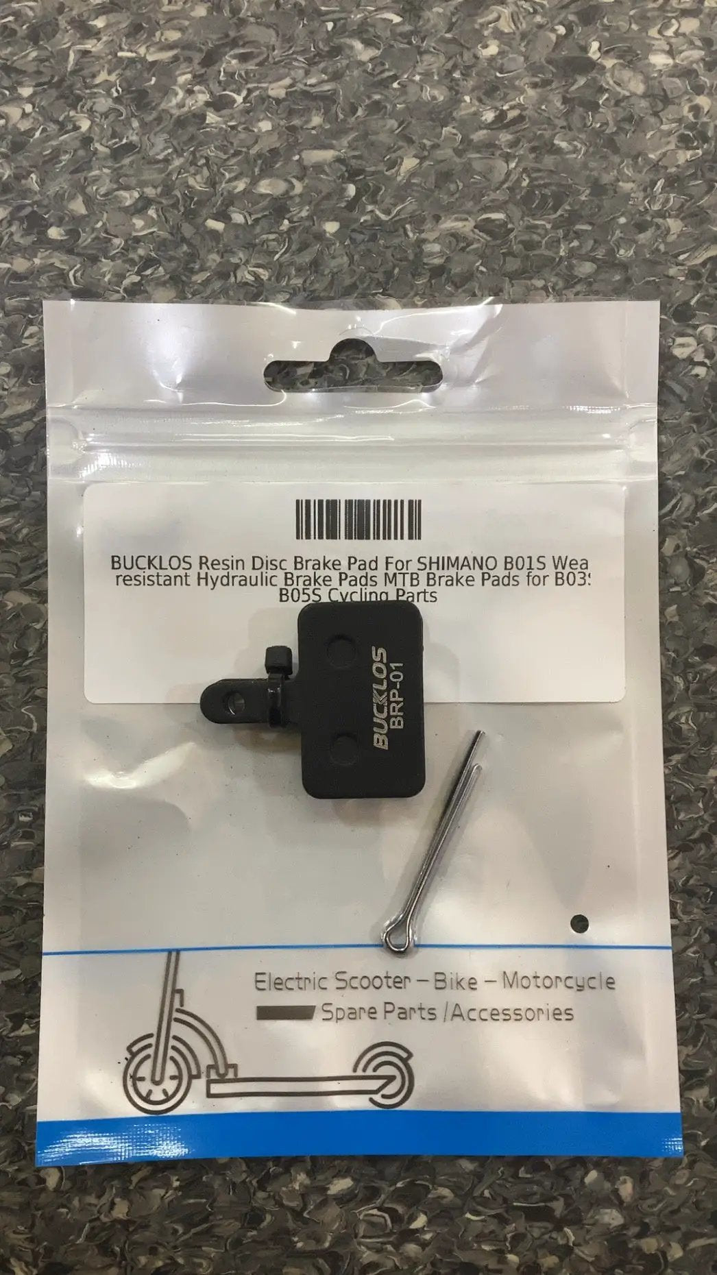BUCKLOS Resin Disc Brake Pads for Shimano B01S B03S B05S MTB Hydraulic Brakes by E-SCOOTER PARTS