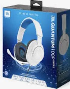 (EOL) JBL Quantum 100P - White / Blue (PS Version) by HEADPHONES