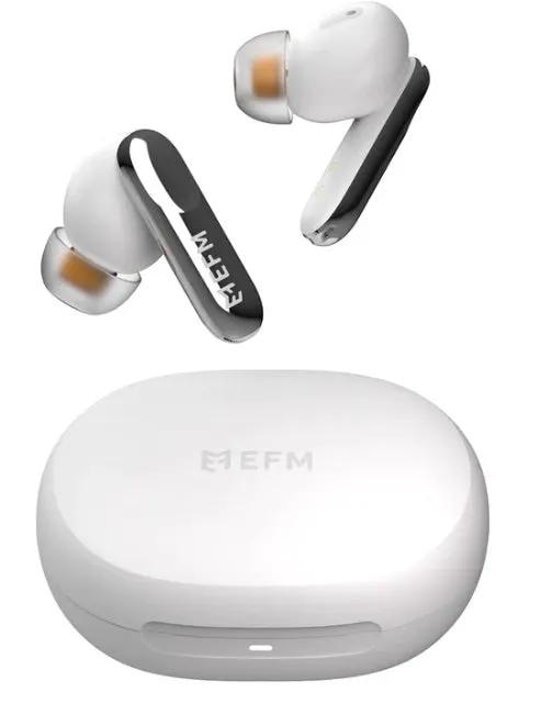 EFM Chicago TWS Earbuds With Advanced Active Noise Cancelling - White by HEADPHONES