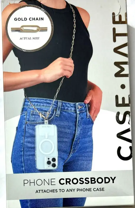 Case-Mate Phone Crossbody Gold Chain by PHONE ACCESSORIES