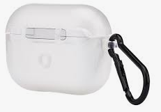 Case-Mate Tough Case with Carabiner Clip For AirPods Pro/Pro (2nd Gen) - Clear by WATCH ACCESSORIES
