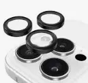 Case Mate Aluminium Ring Camera Lens Protector - iPhone 16 Pro & 16 Pro Max - Black by CAMERA LENS