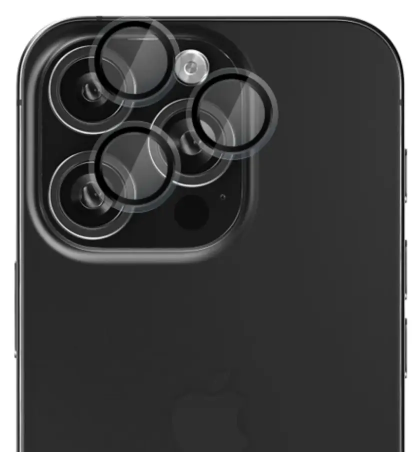 EFM Camera Lens Armour to Suit iPhone 16 Pro & iPhone 16 Pro Max - Clear by CAMERA LENS