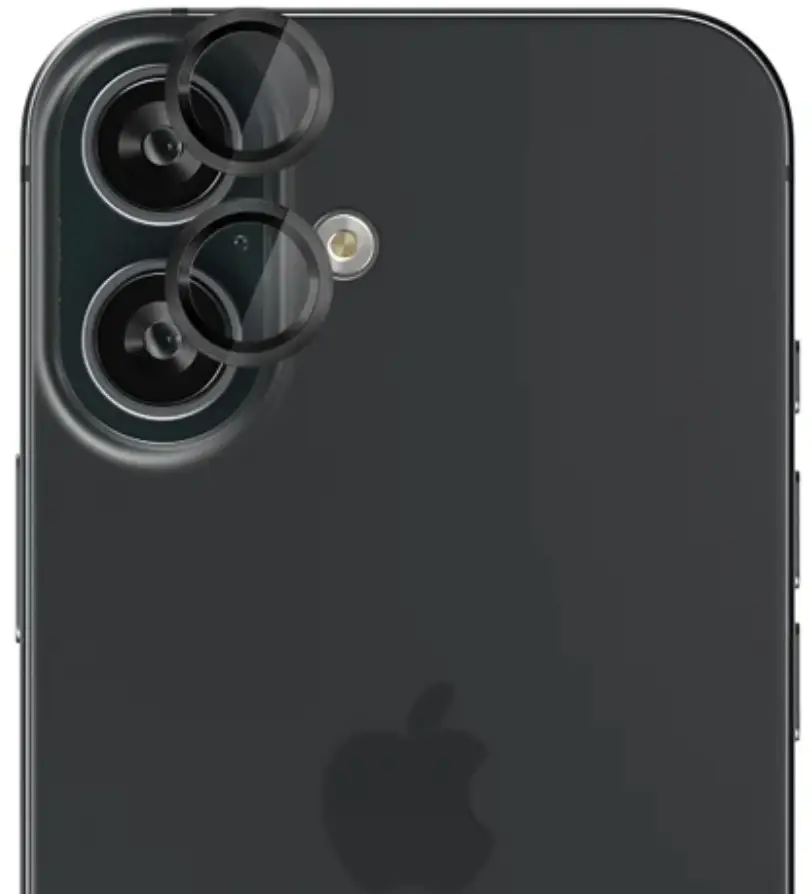 EFM Camera Lens Armour to Suit iPhone 16 & iPhone 16 Plus - Carbon by CAMERA LENS
