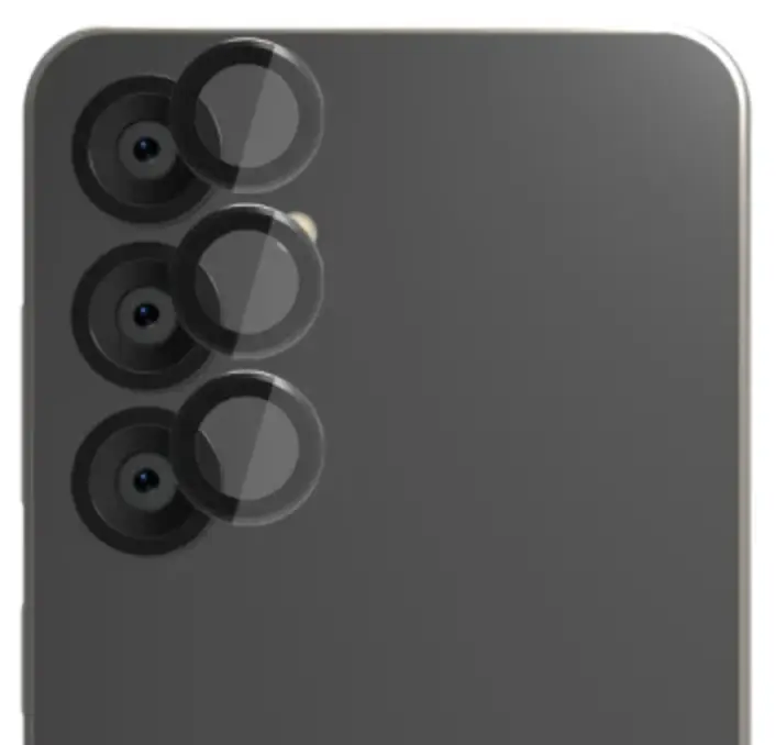 EFM Camera Lens Armour to Suit Samsung Galaxy S25 Plus - Carbon by CAMERA LENS