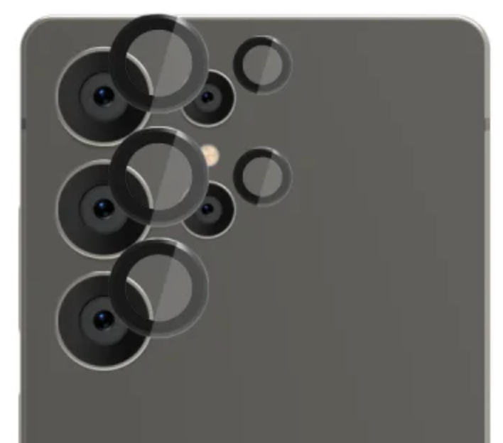 EFM Camera Lens Armour to Suit Samsung Galaxy S25 Ultra - Carbon by CAMERA LENS