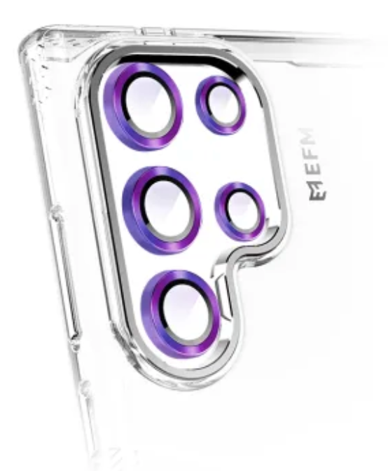 EFM Camera Lens Armour to Suit Samsung Galaxy S24 Ultra - Rainbow by CAMERA LENS